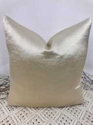Luxury Sheen Champagne Gold Scatter Cushion Bed Textured Accent For Sofa Living Room - Style No. 142 - thumbnail 1
