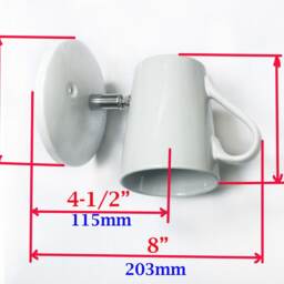 Sconce, Coffee Mug. Wall Light, Ceiling Light. Adjustable Beam - thumbnail 4