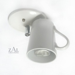 Sconce, Coffee Mug. Wall Light, Ceiling Light. Adjustable Beam - thumbnail 3