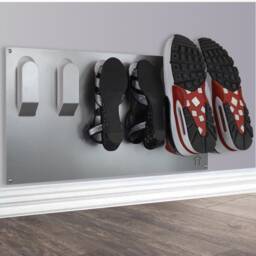 Wall Mounted Metal Shoe Rack Storage - thumbnail 2