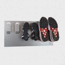 Wall Mounted Metal Shoe Rack Storage - thumbnail 1