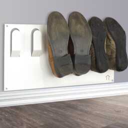 Wall Mounted Metal Shoe Rack Storage - thumbnail 3