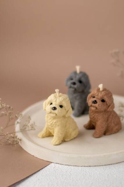 Dog Candle, Puppy Gift For Lover, Pet Dogs, Animal Owner, Candle - image 1
