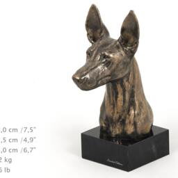 Pharaon Hound, Dog Marble Statue, Limited Edition, Artdog. Made Of Cold Cast Bronze. Perfect Gift. Limited Edition - thumbnail 4