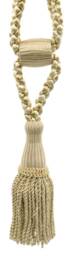 "D??copro Curtain & Drapery Tassel Tieback, Adjustable Cord Length, Length 5 1/2"", Spread 24" - thumbnail 2