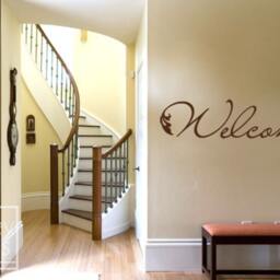Welcome Wall Decal, Vinyl Lettering Quote Decal For Home Decor, Sticker Decor - thumbnail 2