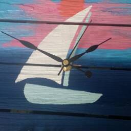 Nautical Sail Away Clock - thumbnail 3