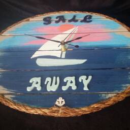 Nautical Sail Away Clock - thumbnail 2