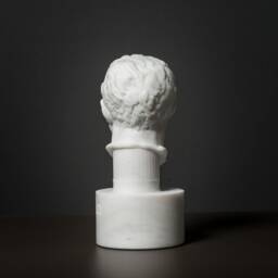 Marble Bust Of Michelangelo By Lorenzi Statue Carved Greek Marble Figurine - thumbnail 3