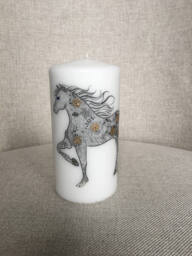 Horse Candle, Horse Gift, Lovers, Candle Favors, Personalized Candles, Customized Gift - thumbnail 1