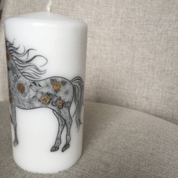 Horse Candle, Horse Gift, Lovers, Candle Favors, Personalized Candles, Customized Gift - thumbnail 3
