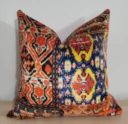 Gp & J Baker Rio Spice & Omega Velvet Cushion Cover 45x45 cm - thumbnail 1