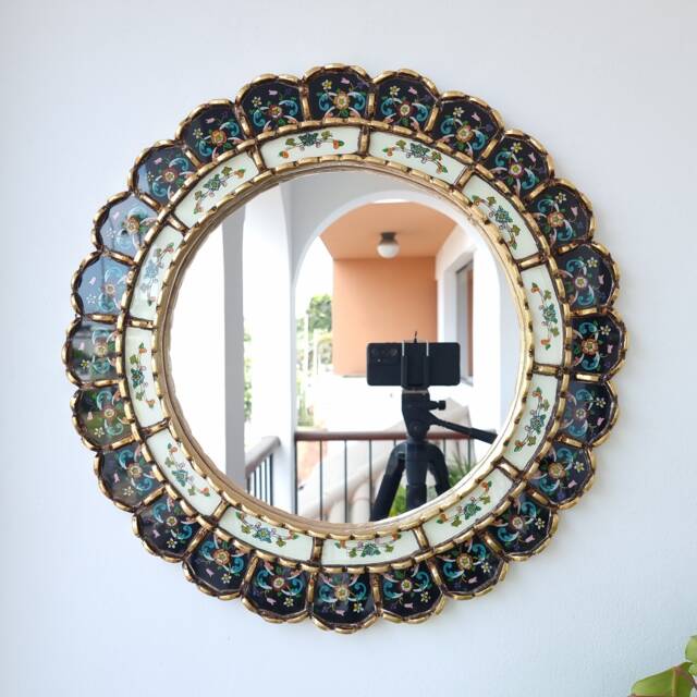"Peruvian Mirrors ""Armoniosa Negro" - image 1