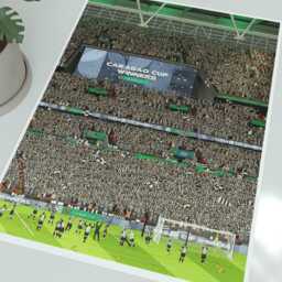 Newcastle United Carabao Cup Final Champions 2025 Print - thumbnail 1
