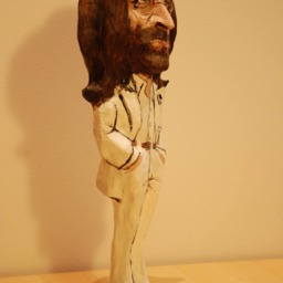 John Lennon Sculpture, The Beatles Art, Handmade Sculpture - thumbnail 2