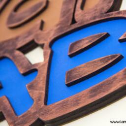 "3D Custom Sign - Personalized Wooden Business Name Room Decor Wall 46""W(Max. X 34" - thumbnail 3