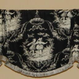 Pindler&pindler-Trabzon Spa - Window Valance/Corded Lined Rod Pocket Scalloped Embroidered Geometric Fabric - thumbnail 3