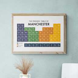 Manchester Periodic Table Print, Poster Wall Art, Gifts - thumbnail 2