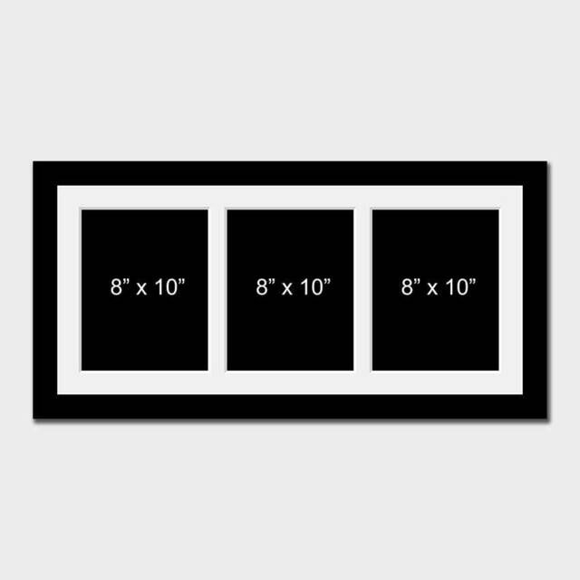 "Multi Photo Picture Frame - Holds 3 8""x10" - image 1