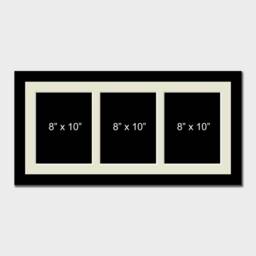 "Multi Photo Picture Frame - Holds 3 8""x10" - thumbnail 2