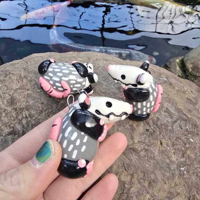 Opossum Christmas Ornament - image 1