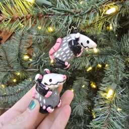 Opossum Christmas Ornament - thumbnail 4