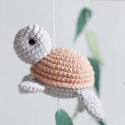 Ocean Baby Mobile. Nautical Mobile With Narwhal, Jellyfish, Turtle, Stingray Fish, Shark, Starfish & Puffer Fish - thumbnail 3