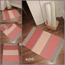 "Hand Woven Cotton Rug - 24"" X 36" - thumbnail 2