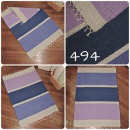 "Hand Woven Cotton Rug - 24"" X 36" - thumbnail 4