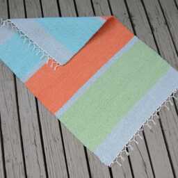 "Hand Woven Cotton Rug - 24"" X 36" - thumbnail 3