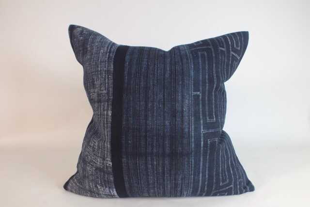 Sofa Pillows Ethnic Cushions-Cover Handmade Batik Fabrics Throw Cushion Accent Pillow Boho Chic - image 1