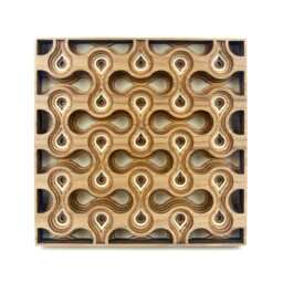 "Layered 3D Wood Art - ""Cell Division" - thumbnail 1