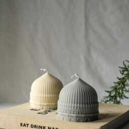 Ramadan Dome Candle - Vegan Soy Wax, Eid Mubarak Gift - thumbnail 2