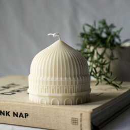 Ramadan Dome Candle - Vegan Soy Wax, Eid Mubarak Gift - thumbnail 3
