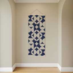 Abstract Circle Tapestry - Wall Hanging Unique Art - thumbnail 2