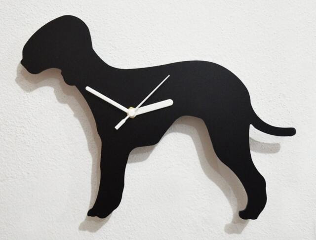 Bedlington Terrier - Wall Clock Silhouette - image 1