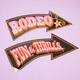 Retro Fun & Thrills Arrow Mirror - thumbnail 2