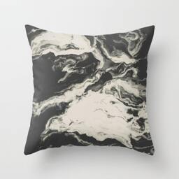 Abstract Throw Pillow. 18x18 Pillow Case. Marble Effect Cushion Cover. Bohemian Sofa Modern Cushion. Decorative