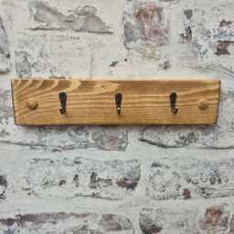 Handmade Rustic Key Rack - Choice Of Size & Colour - thumbnail 3