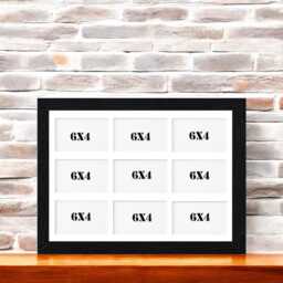 20x16 Inch 7/9 Opening All Colours Photo Collage Frame, Displays & Holds 6x4 Photos, Multi Aperture Family Picture Frame - thumbnail 3