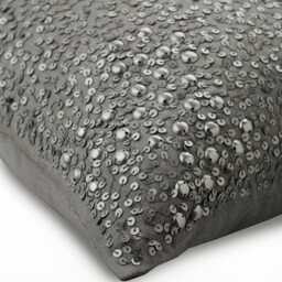"Silk Silver Pillow Case Cover 16""x16" - thumbnail 3
