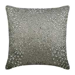 "Silk Silver Pillow Case Cover 16""x16" - thumbnail 2
