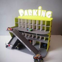 Personalized Wooden Toy Car Garage, Toy Garage, Boy Birthday Gift