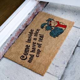 Labyrinth Film Worm Cup Of Tea Quote Doormat - Fandom Funny Gift - thumbnail 2