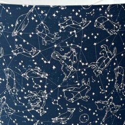 Kids Room Star Constellation Drum Lampshade Handmade Animal Print Pendant Light - thumbnail 3