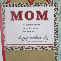 Mother's Day 2023, Mom Nona Gift, Mothers Shadowbox, Gift For Mom, Card Framed, , Leopard Print Cards - thumbnail 3