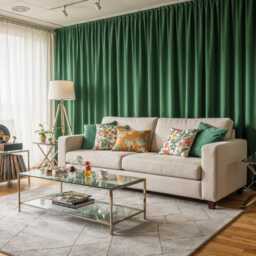 Living Room Curtain, Wide Velvet Curtain, Blackout Curtains, Velvet Drapes, Blackout Curtains, Luxury Drapes, Dining Room Curtains - thumbnail 3