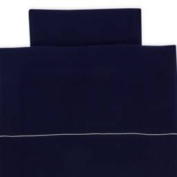 Kraftkids Muslin Bedding Set Dark Blue Blanket 135 X 100 cm, Pillow 40 60 140 200 Pillow 80 cm - thumbnail 2
