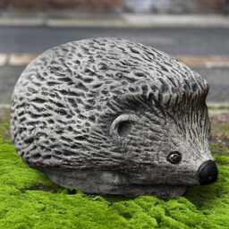 Stone Hedgehog Decor Concrete Garden Animal Sculpture Cute Yard Statue Cement Woodland Ornament Outdoor Wildlife Figurine Yard Art - thumbnail 3
