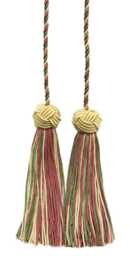 "D??copro Double Tassel Curtain & Drapery Tieback/Holdback, 3 3/4"" - 9.5cm, 27"